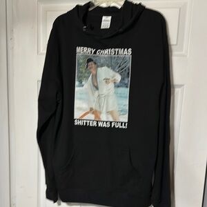 Black Graphic Hoodie